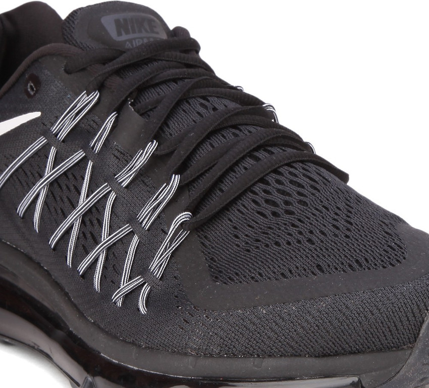 NIKE AIR MAX 2015 Running Shoes For Men Buy BLACK WHITE Color NIKE AIR MAX 2015 Running Shoes For Men Online at Best Price Shop Online for Footwears in India Flipkart