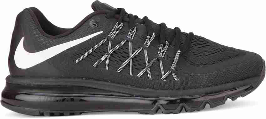 NIKE AIR MAX 2015 Running Shoes For Men Buy BLACK WHITE Color