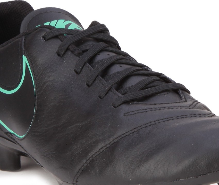 NIKE TIEMPO GENIO II LEATHER FG Football Shoes For Men Buy BLACK