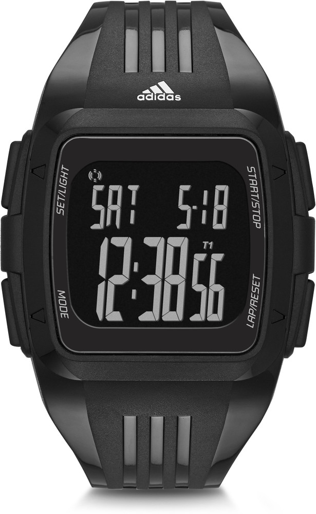adidas black digital watch