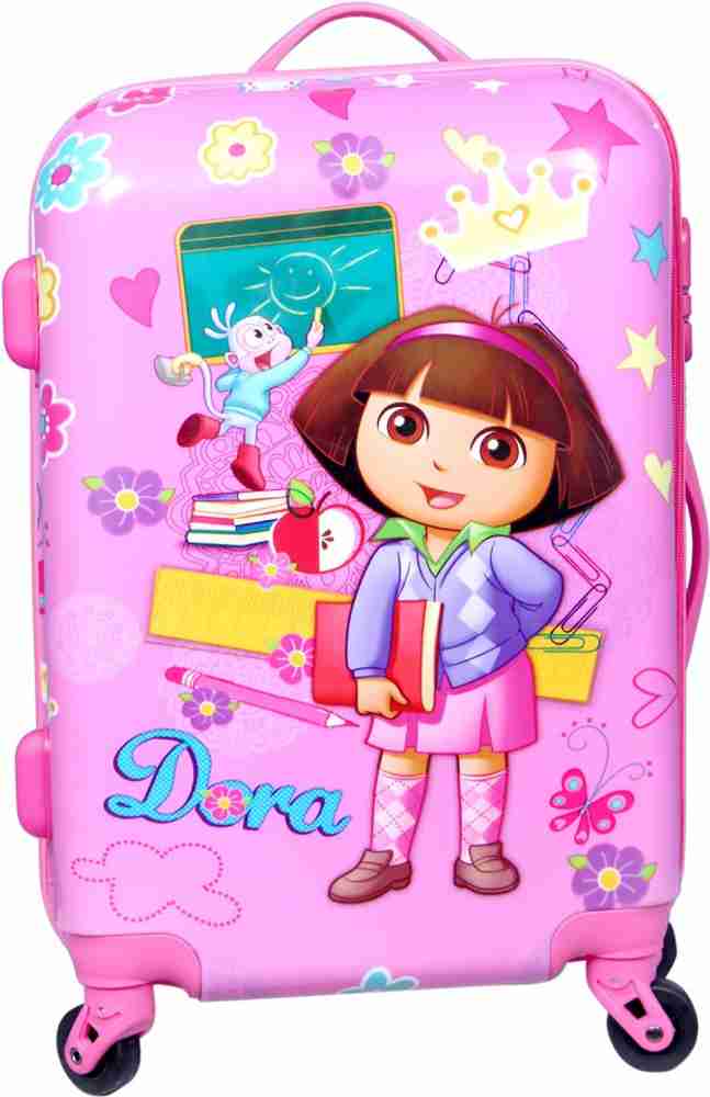 TRAVELLER CHOICE Dora 20 Cabin Suitcase 4 Wheels 20 inch Pink Price in India Flipkart