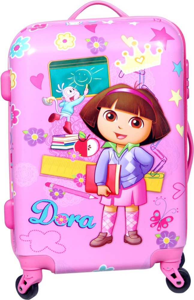 TRAVELLER CHOICE Dora 20 Cabin Suitcase 4 Wheels 20 inch Pink Price in India Flipkart
