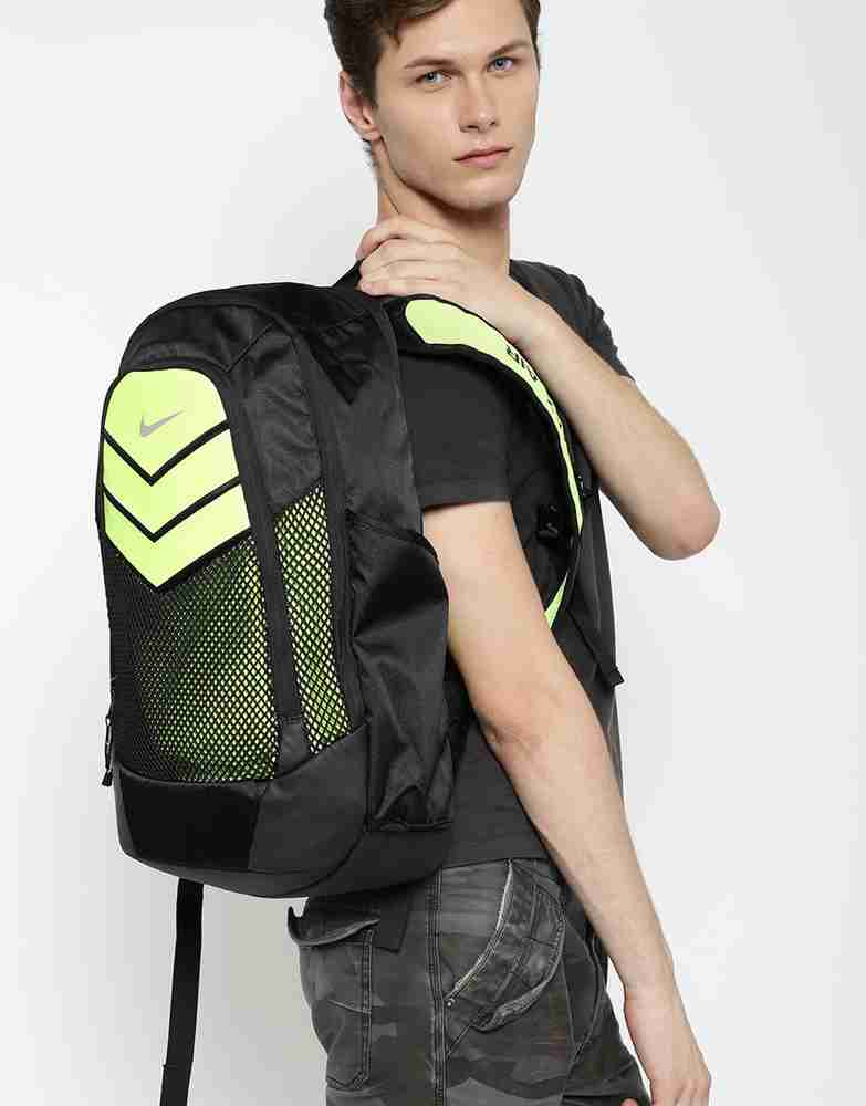 Neon green sales nike bag