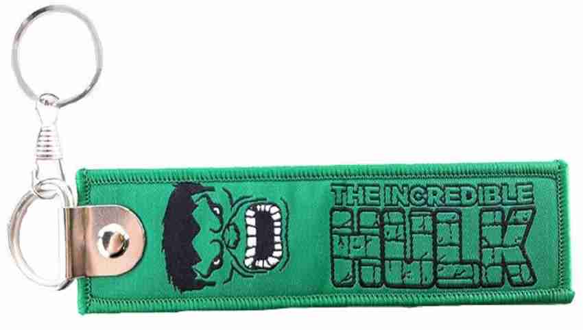 Blue Aura THE HULK Premium Cloth Keychain for Car Bike Key Chain