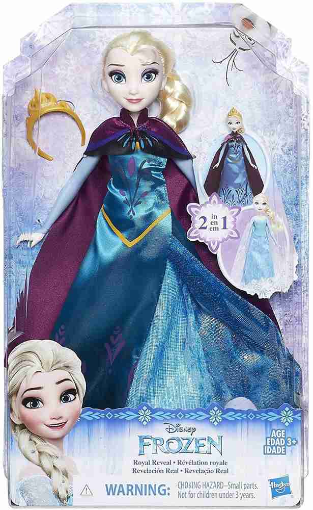 Disney frozen royal reveal elsa doll on sale
