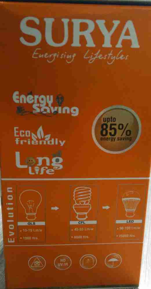 SURYA 100 W Basic Standard B22 LED Bulb Price in India Buy SURYA 100 W Basic Standard B22 LED Bulb online at Flipkart