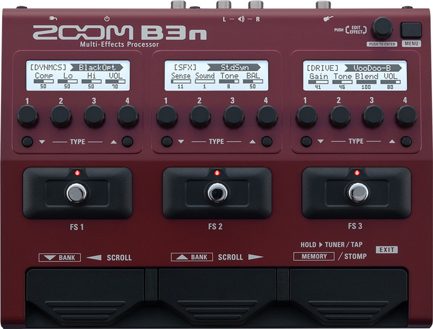 ZOOM B3n Multi-Effects Processor for Bassists Guitar Processor 