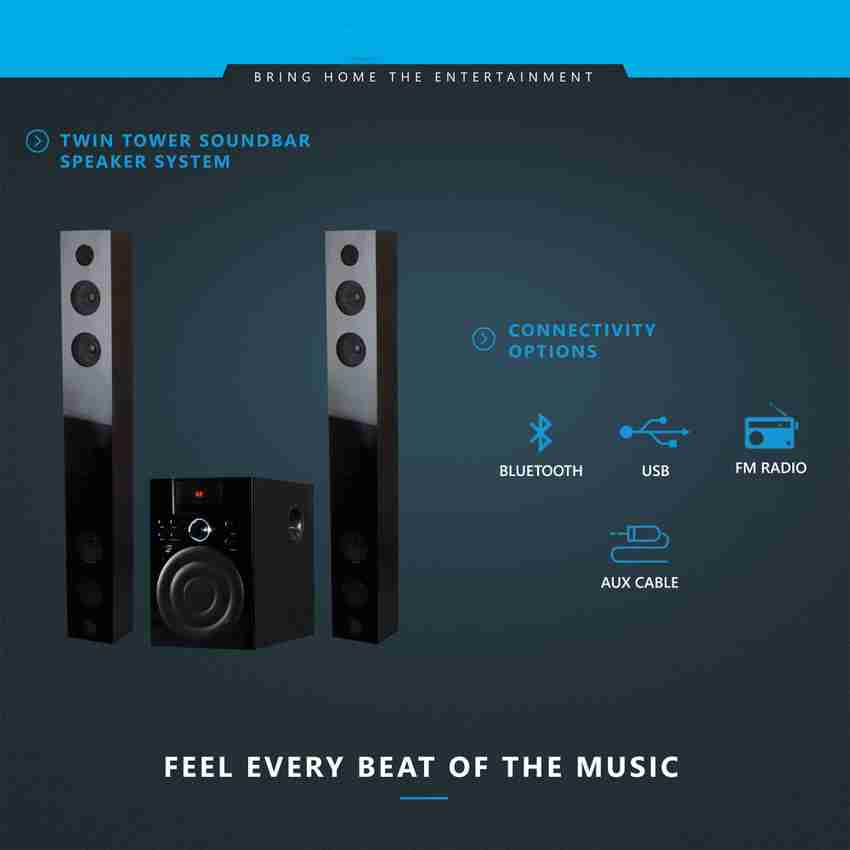 Tower soundbar clearance