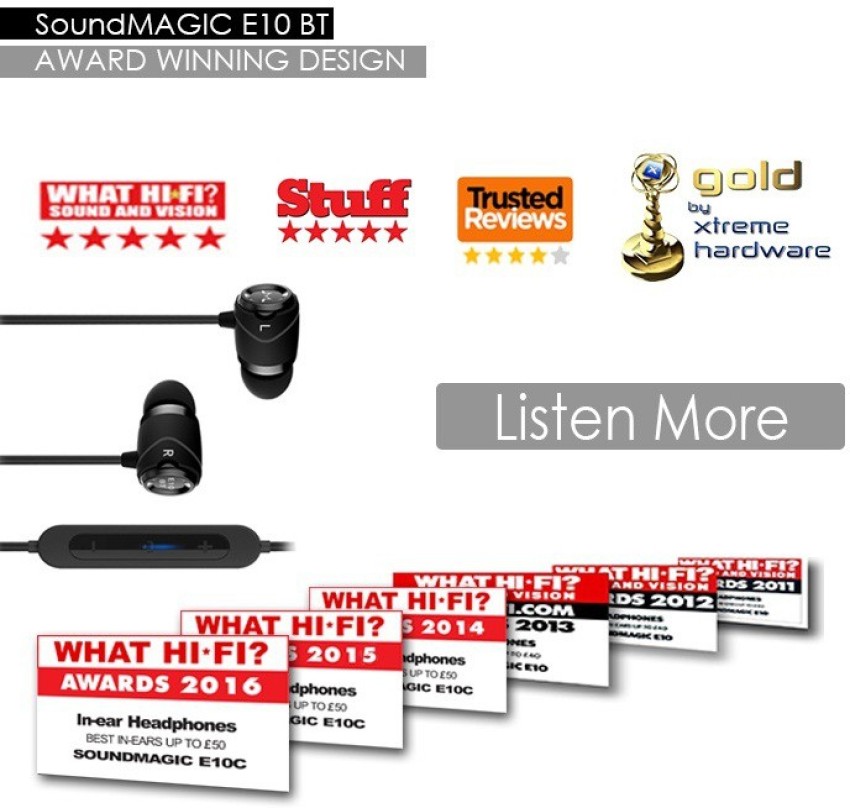 SoundMAGIC E10 BT Bluetooth Headset Price in India Buy