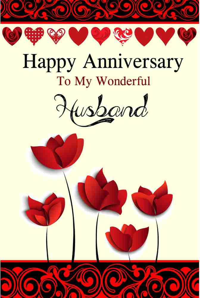 Printable Anniversary Card For My Husband Free Printable Happy