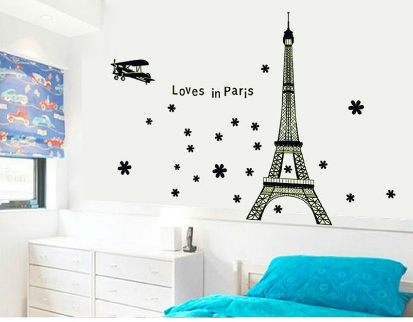 Eiffel tower deals wall decal