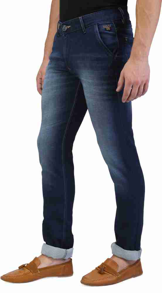 Ivans Slim Men Dark Blue Jeans Buy Ivans Slim Men Dark Blue
