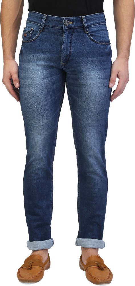 Buy Ivans Slim Men Dark Blue Jeans Online at Best Prices in India