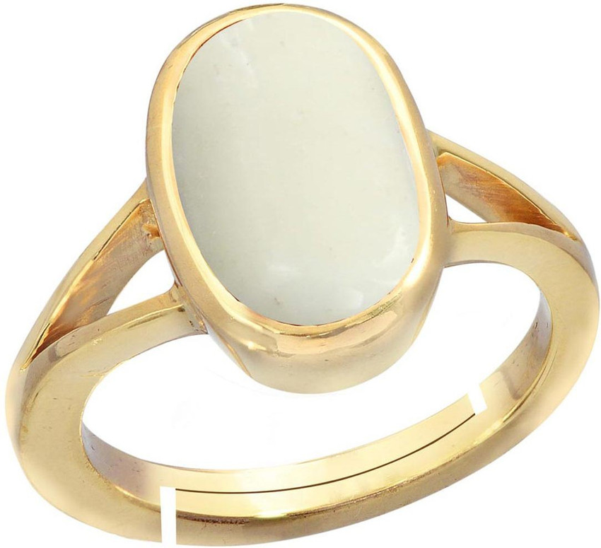 GEMORIO White Coral Safed Moonga 4.8cts or 5.25ratti Panchdhatu For Men Silver Coral Gold Plated Ring Price in India Buy GEMORIO White Coral Safed Moonga 4.8cts or 5.25ratti Panchdhatu For Men