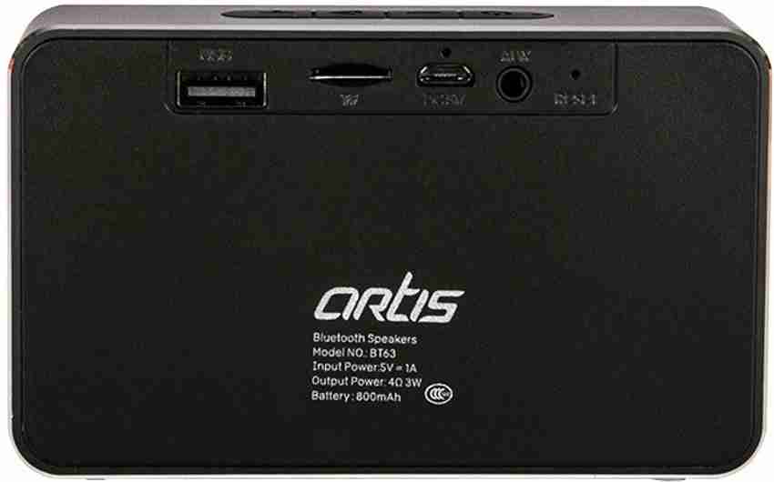 Buy artis BT63 Bluetooth Speaker with USB Input TF Card Reader