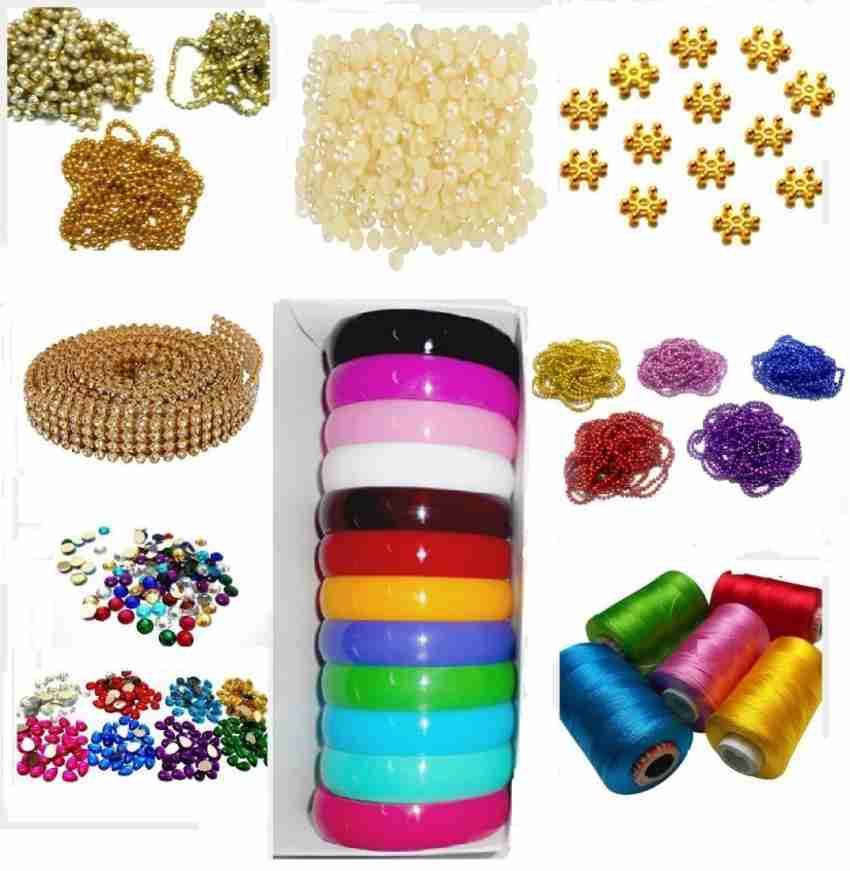 How to make thread on sale bangles