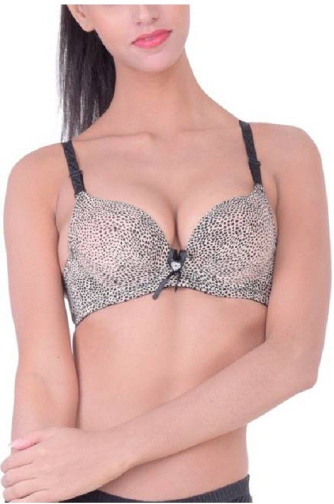 Push-Up Women Full Coverage Non Padded Hosiery Ben Print Bra, Printed at Rs  40/piece in New Delhi