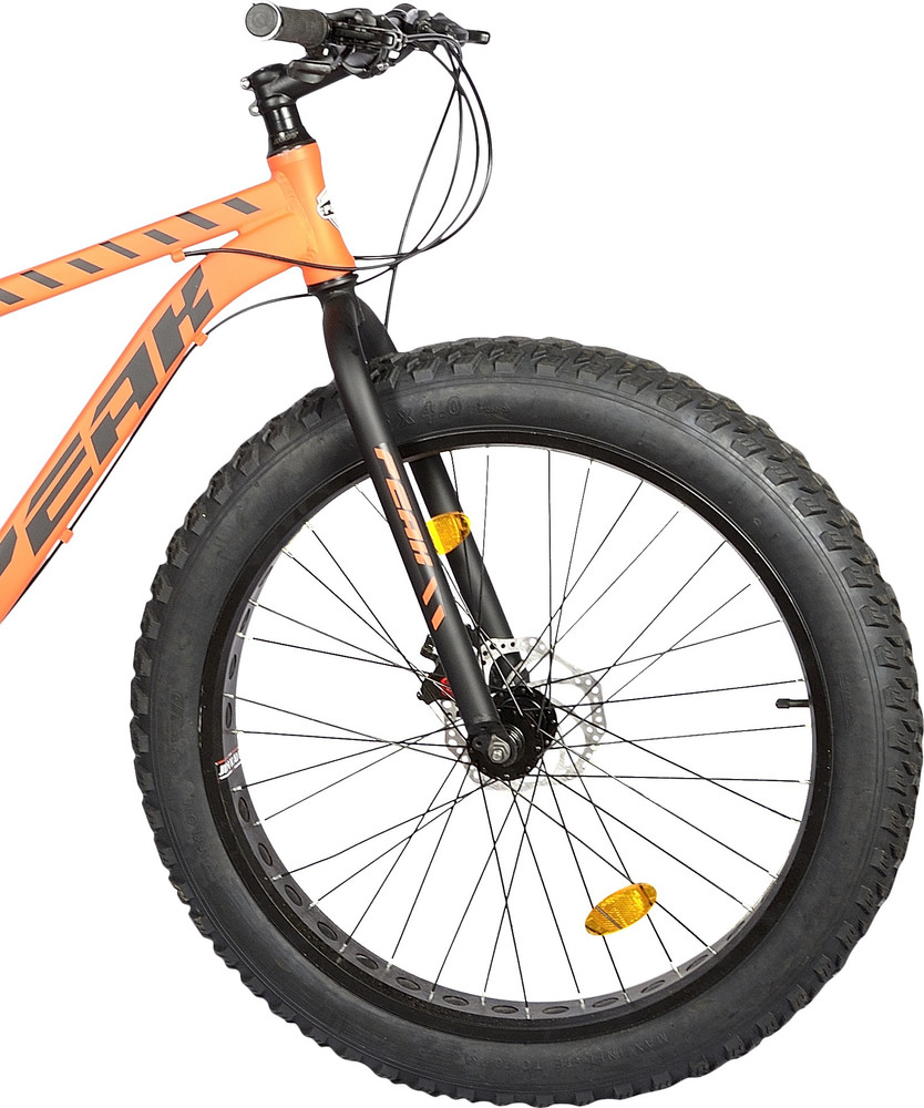 ATLAS Peak Big Boss DDB 26 Inches 21 Speed Black Orange 26 T Fat