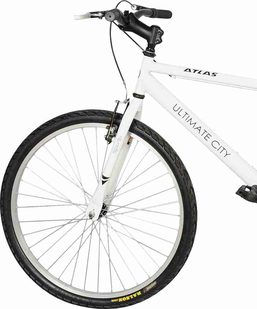 ATLAS Ultimate City 26 Single Speed White 26 T Hybrid Cycle City Bike Price in India Buy ATLAS Ultimate City 26 Single Speed White 26 T Hybrid Cycle City Bike online at Flipkart