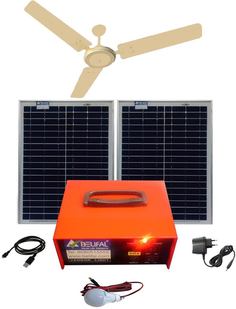 Solar light top and fan price