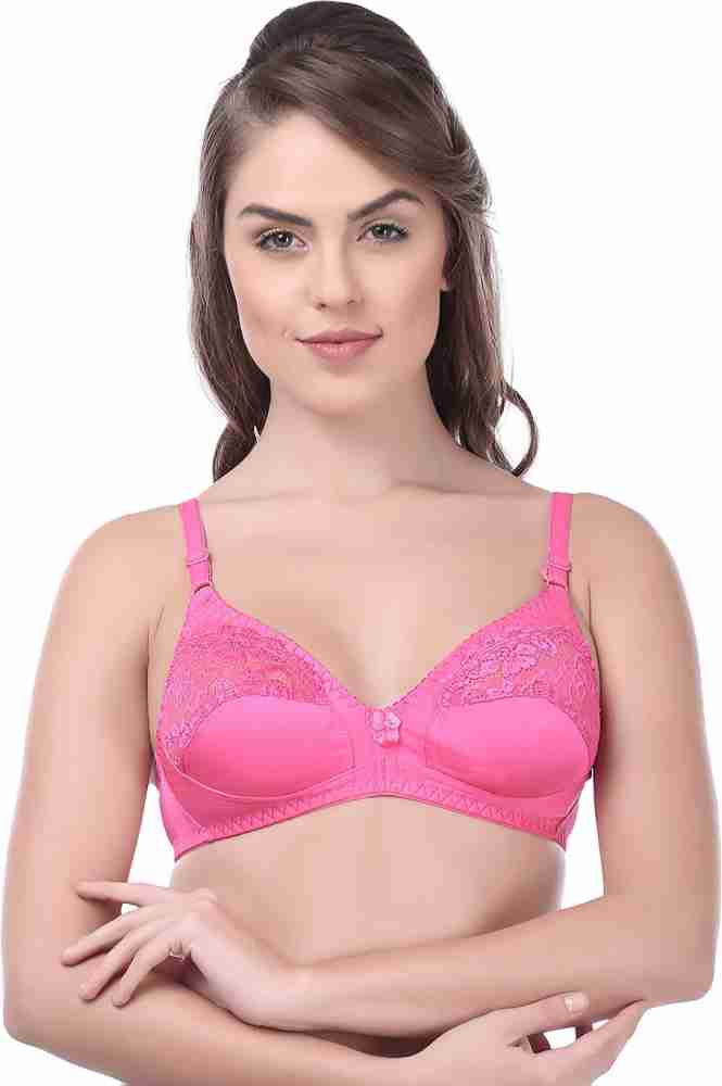 Softline Butterfly Women's Stretch Cotton Wire Free Casual Full Coverage  Bra (Pack of 1054) (1054_Black_40B)
