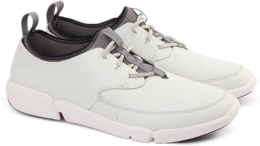 CLARKS TRIFLOW FORM WHITE LEATHER Sneakers For Buy White Color CLARKS TRIFLOW FORM WHITE LEATHER Sneakers For Men Online at Best Price - Shop Online for Footwears India |