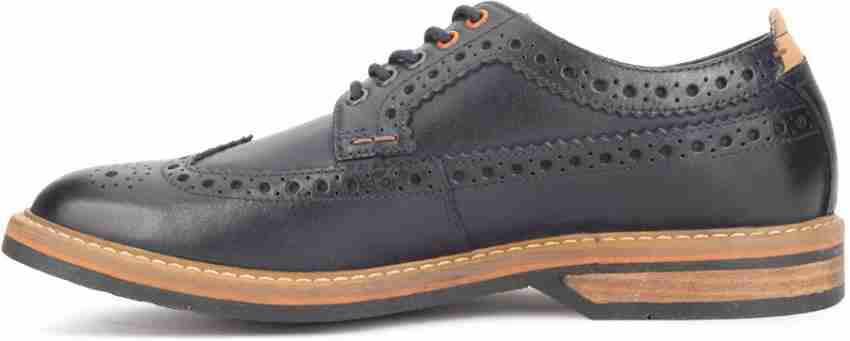 CLARKS PITNEY LIMIT BLUE LEATHER Lace Up For Men Buy Blue Color CLARKS PITNEY LIMIT BLUE LEATHER Lace Up For Men Online at Best Price Shop Online for Footwears in