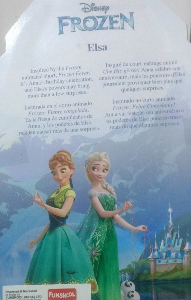 Green elsa doll best sale