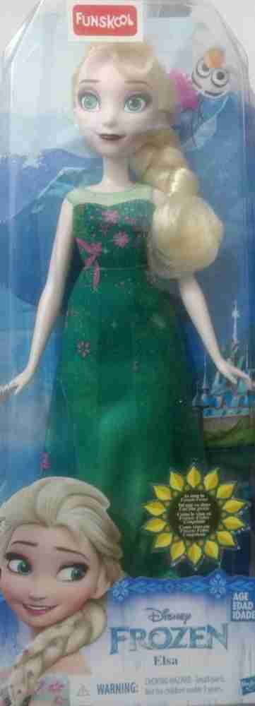 Green elsa doll hot sale