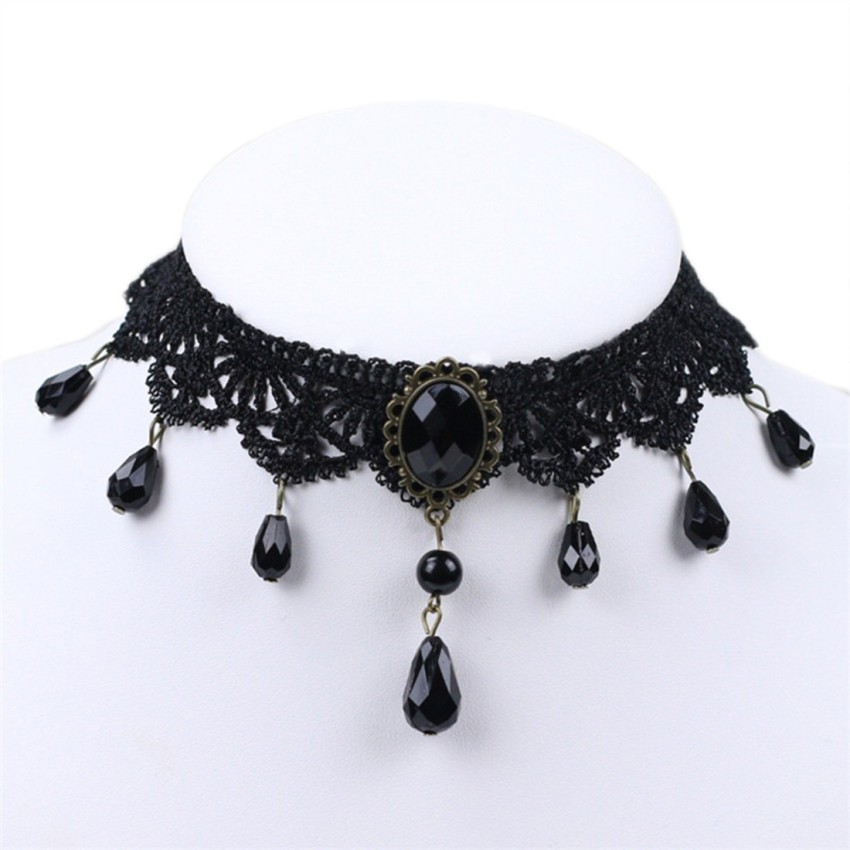 Black Velvet Faux Suede Necklace  Jewelry Making Supplies – Small Devotions
