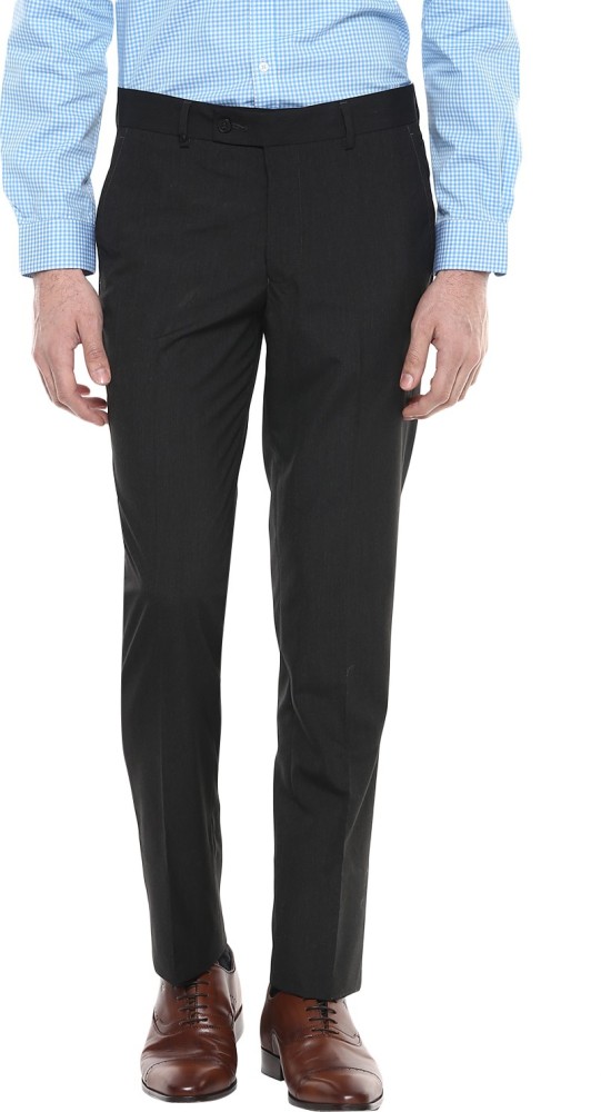 London Bridge Slim Fit Men Grey Trousers  Buy London Bridge Slim Fit Men  Grey Trousers Online at Best Prices in India  Flipkartcom