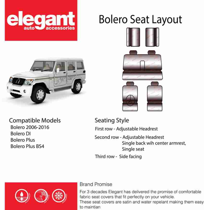 Bolero seat shop cover 9 seater