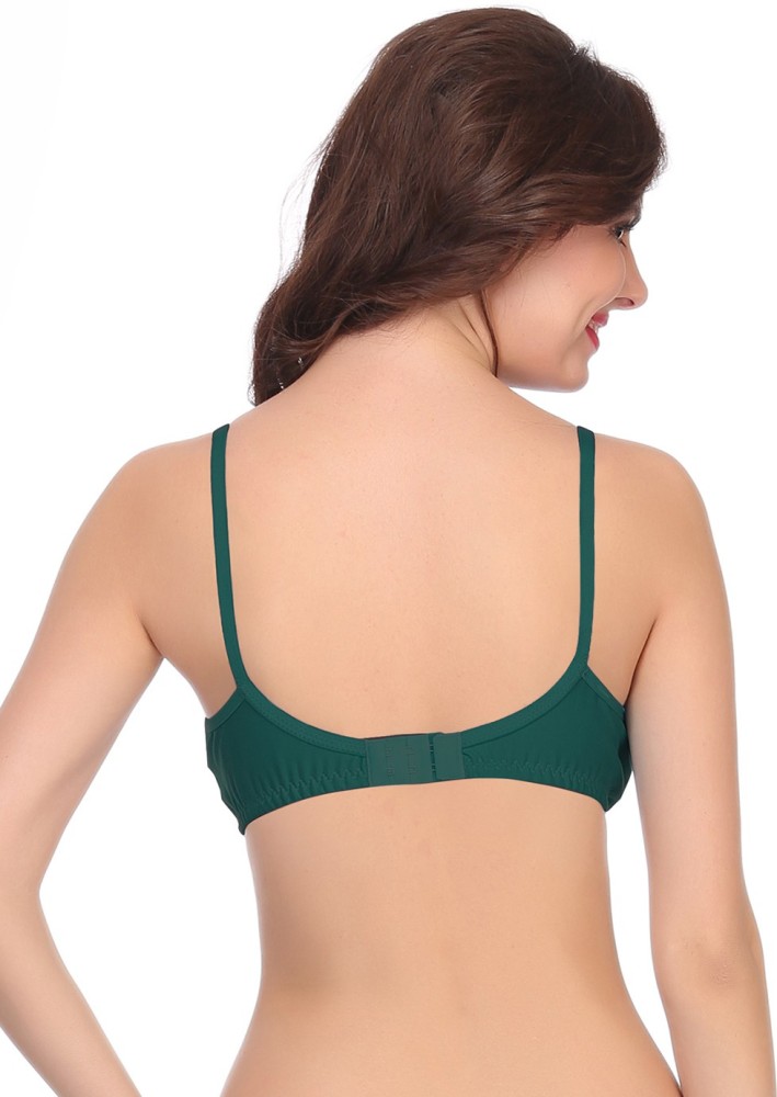 61% OFF on Clovia Clovia Pack Of 2 Non Padded Wirefree Bra In Poly