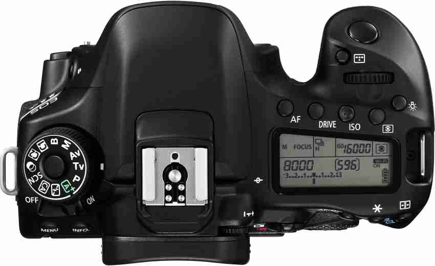 Canon EOS 80D DSLR Camera (Body Only) (16 GB SD Card) Price in 