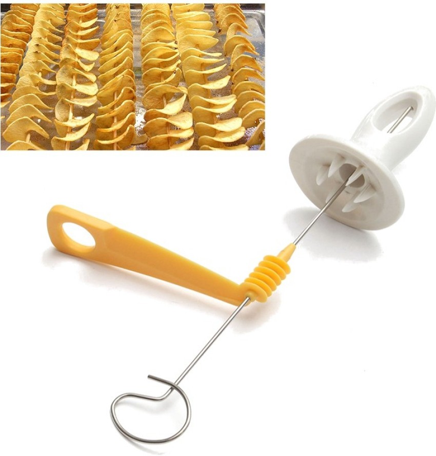 Tornado Potato Spiral Cutter Slicer Spiral Potato Chips PRESTO 4spits Potato  Tower Making Twist Shredder Cooking Tools