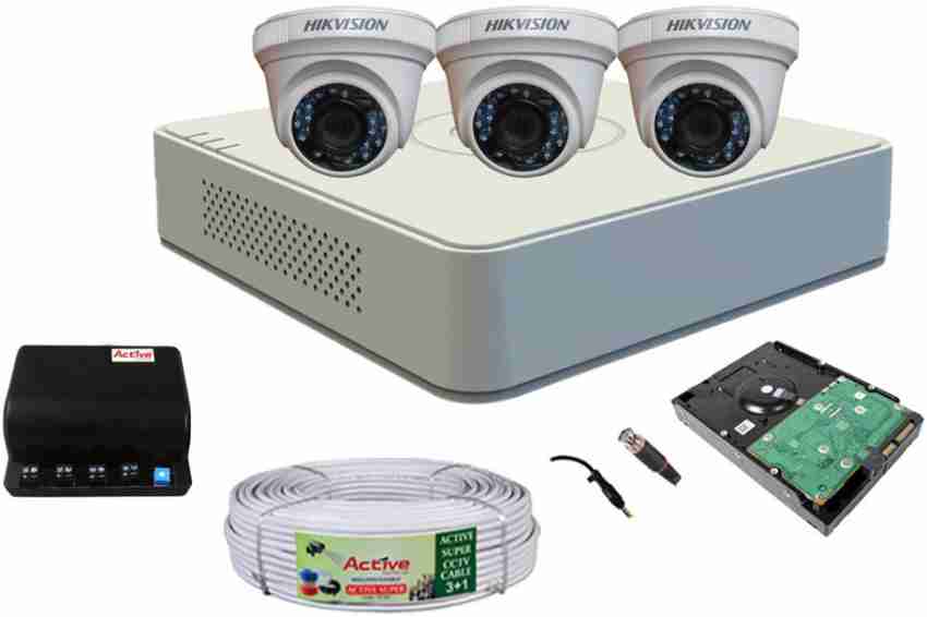 Hikvision - HIK-4DOM-THD-002 - Kit vidéo surveillance Turbo HD 4 caméras  dôme - Caméra de surveillance - LDLC