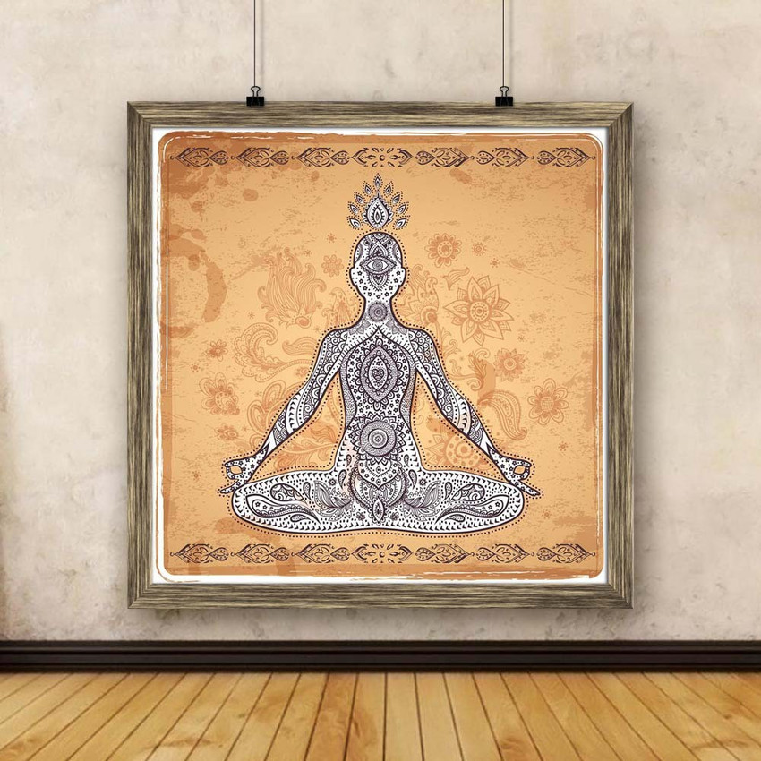 Meditation Pose Painting