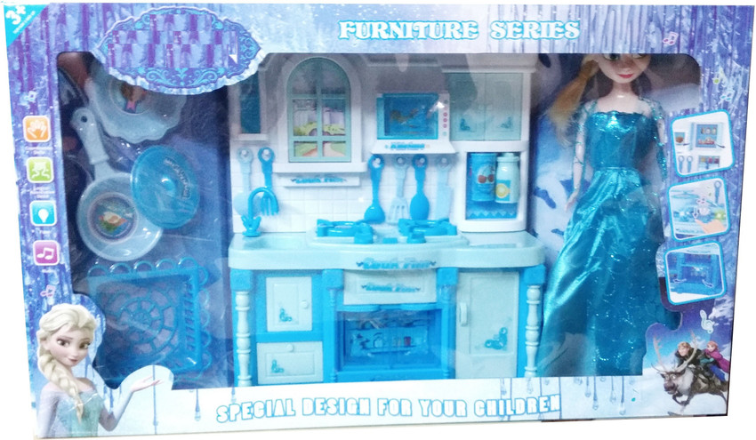Frozen doll kitchen set best sale