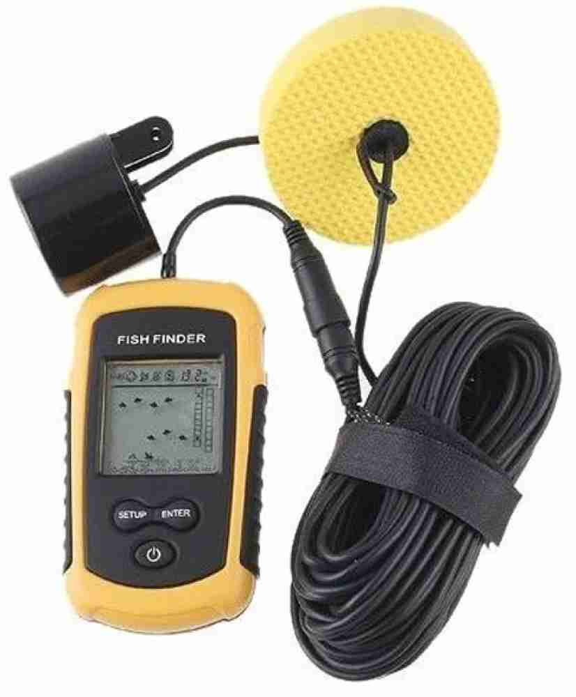 Technomart LCD-100m-Portable-Sensor-Sonar-Fish-Finder CM-79 Black
