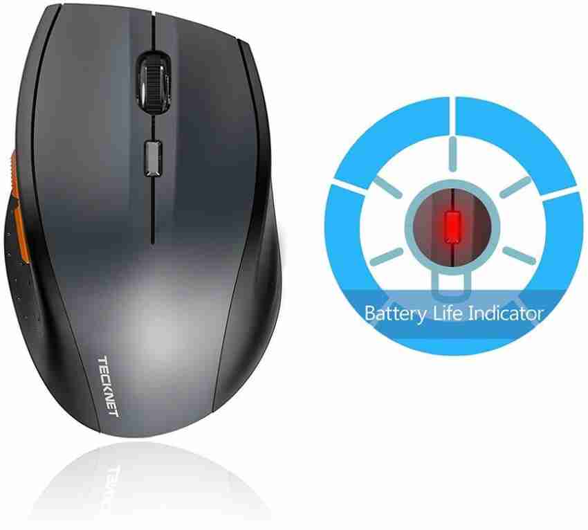 TECKNET M002 Wireless Optical Gaming Mouse with Bluetooth