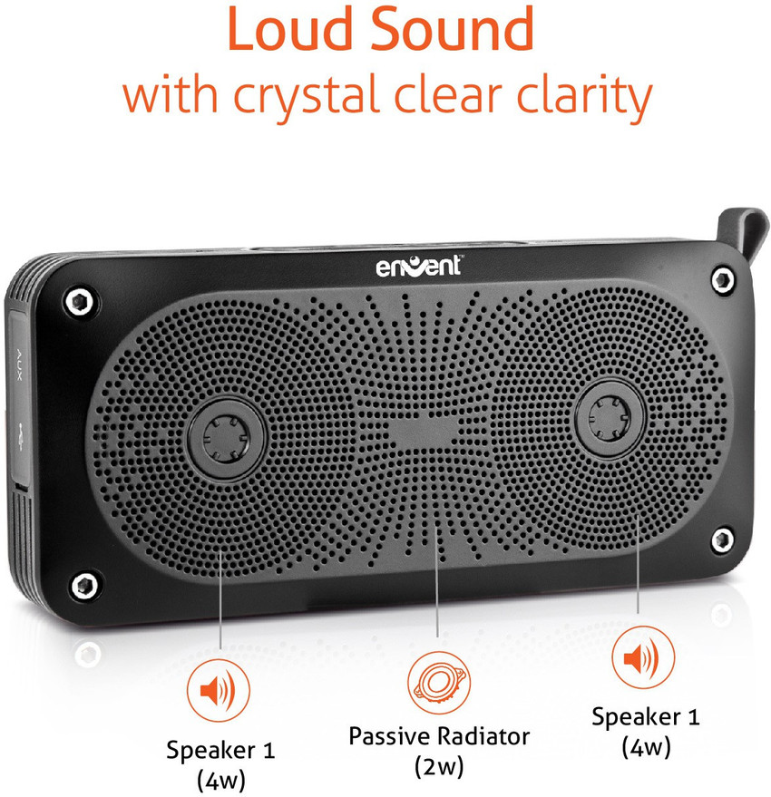 Envent bluetooth speaker top