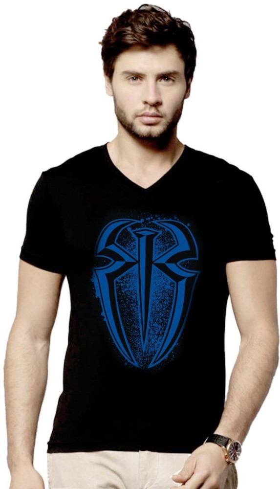 wwe tshirts Printed Men V Neck Black T-Shirt Buy wwe tshirts Printed Men V Neck Blue, Black T-Shirt Online at Best Prices in India | Flipkart.com