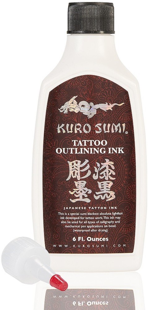 Intenze Japaneze Tattoo Ink - Black Sumi - 12oz