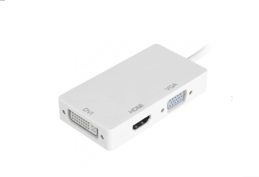 Axcess Ethernet Cable 0.5 m 3 in 1 USB 3.1 Type C to DVI HDMI
