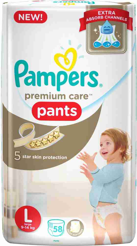 Couches-culottes Pampers Premium Protection Pants Taille 6 - 58 couches