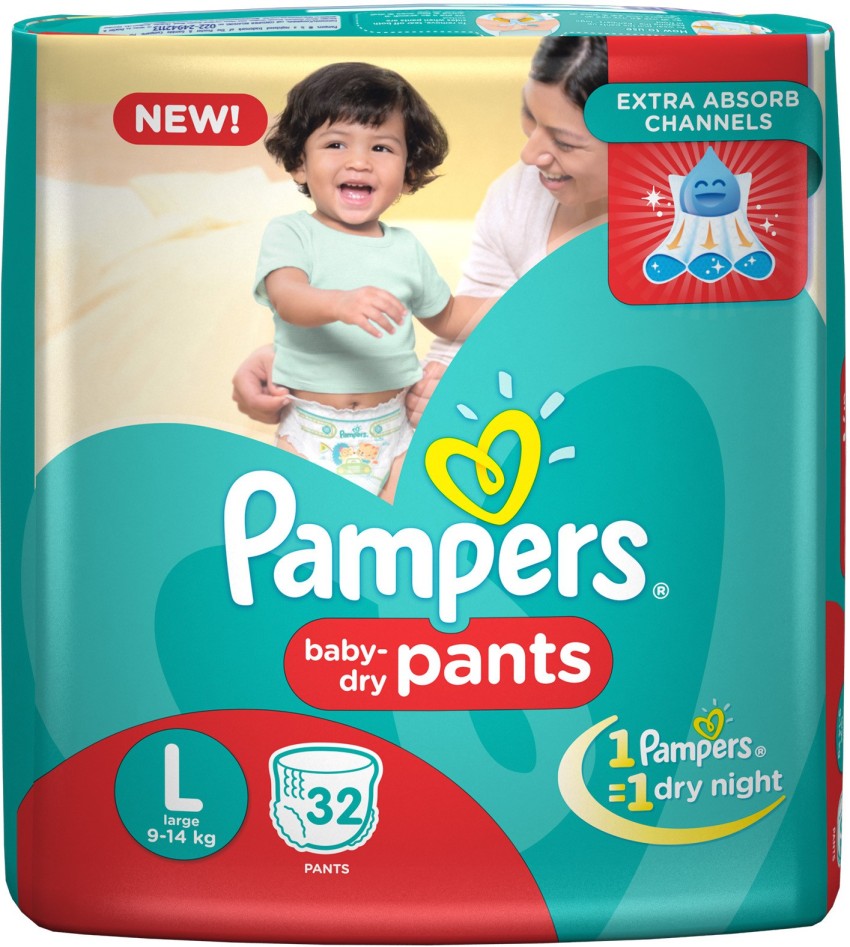 Buy Pampers Medium Size Diaper Pants (60 Count) Online at Low Prices in  India - Amazon.in