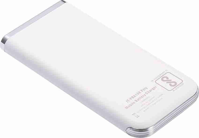 White Intex It-Pba 20k Poly 20000mah Lithium Polymer Power Bank