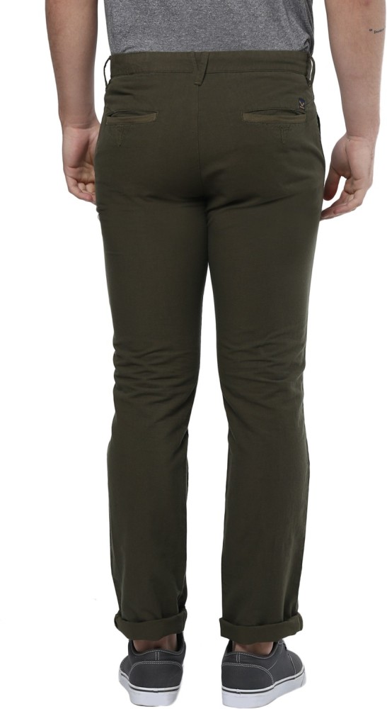 Buy URBAN EAGLE By Pantaloons Men Beige Casual Trousers  Trousers for Men  1470939  Myntra
