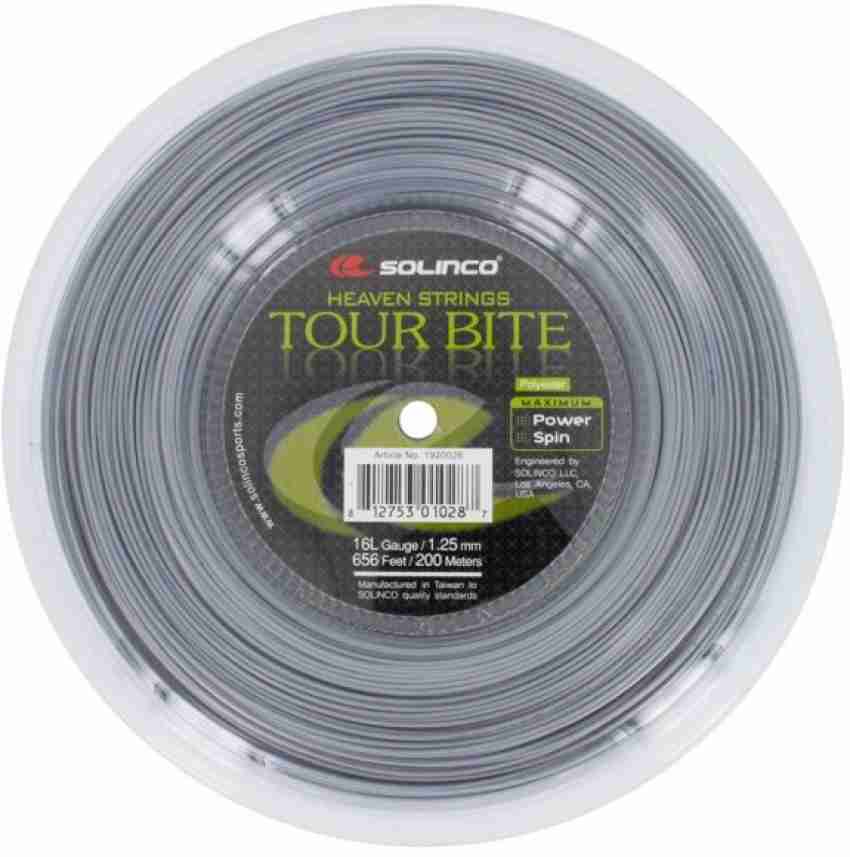 Solinco Tour Bite 16L String Reel (200 m) - Grey 1.25 Tennis