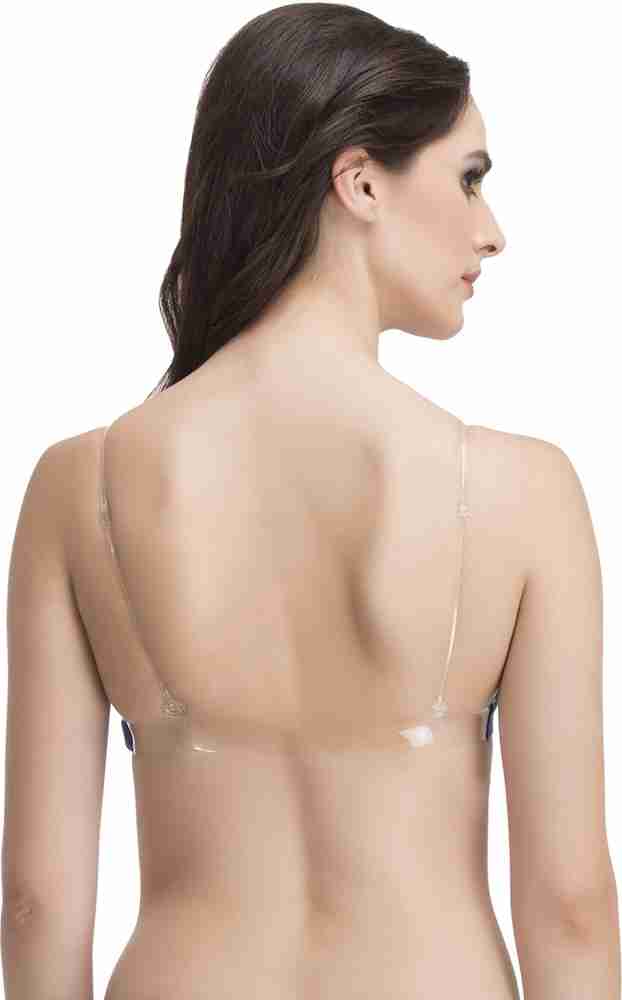 Transparent back deals bra